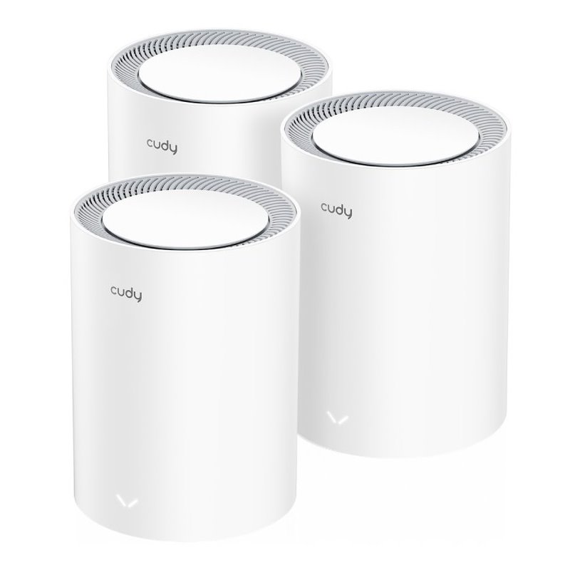 Cudy M3000 Wi-Fi 6 Mesh System, AX3000, 3 pack, bílý