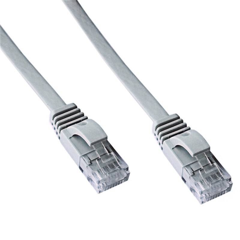 DATACOM Patch cord UTP CAT6 0,25m šedý FLAT plochý