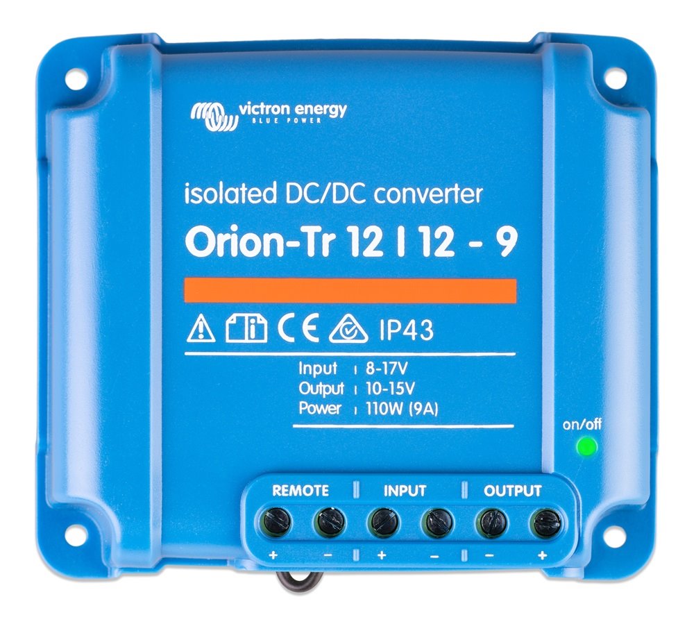 DC/DC konvertor from 12V to 12V Orion-Tr 12/12-9A (110W)