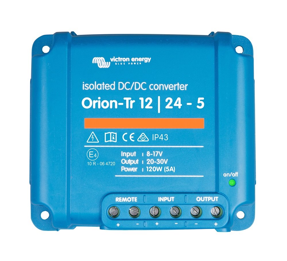 DC/DC konvertor z 12V na 24V Orion-Tr 12/24- 5A (120W)