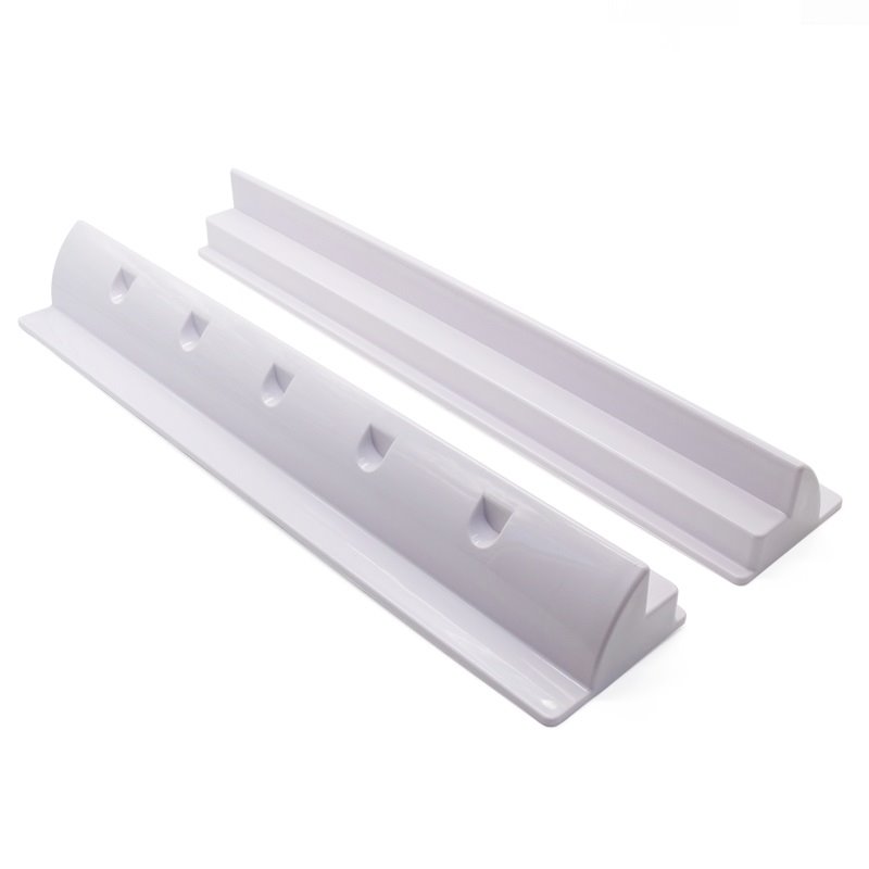 Držáky plastové LONG 68 cm - ROZBALENÉ pro uchycení solárních panelů - bílé (2ks sada)