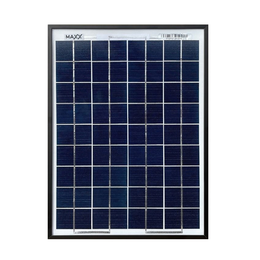 Fotovoltaický solární panel MAXX 10W mono, ČERNÝ rám