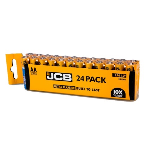 JCB OXI DIGITAL alkalická baterie AA LR06, shrink 24 ks