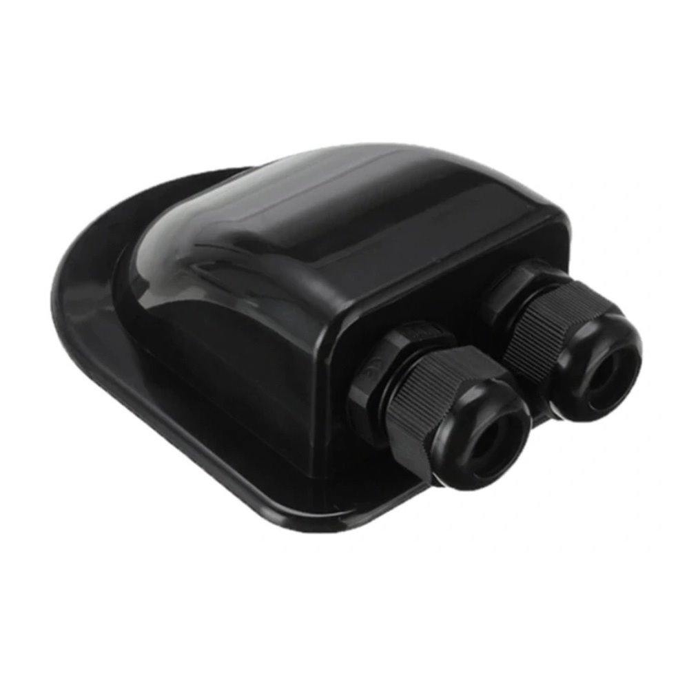 Kabelová střešní průchodka, černá - DOUBLE