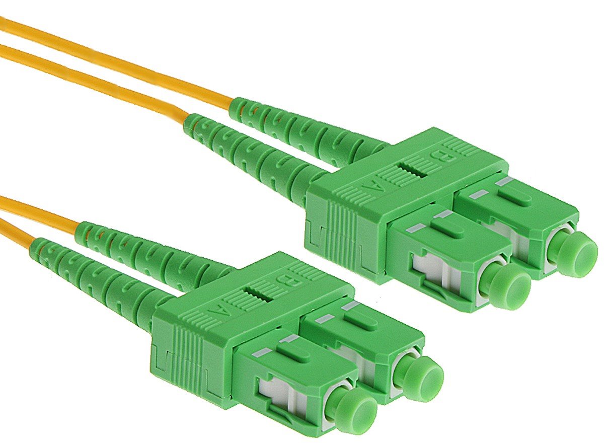 Masterlan optický patch cord, SCapc/SCapc, Duplex, Singlemode 9/125, 7m