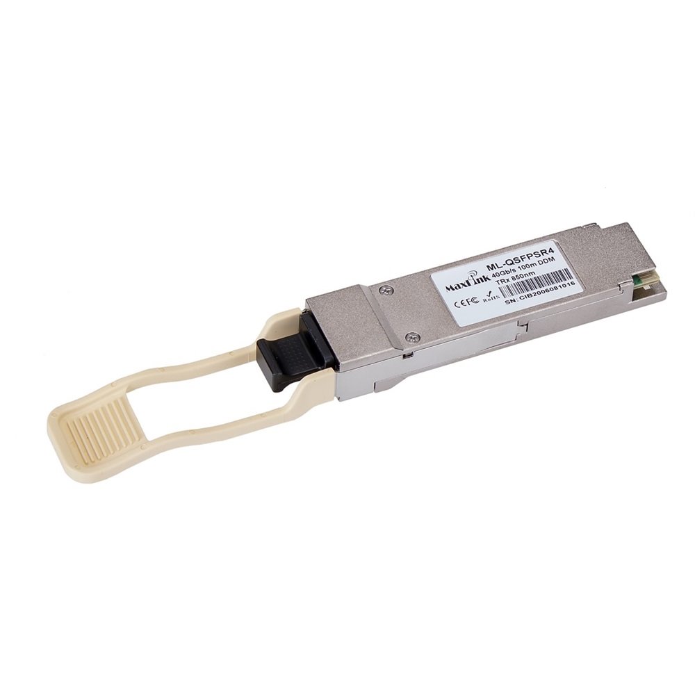 MaxLink 40G QSFP+ SR4 optický modul, 100m, 850nm, MPO-12, MM