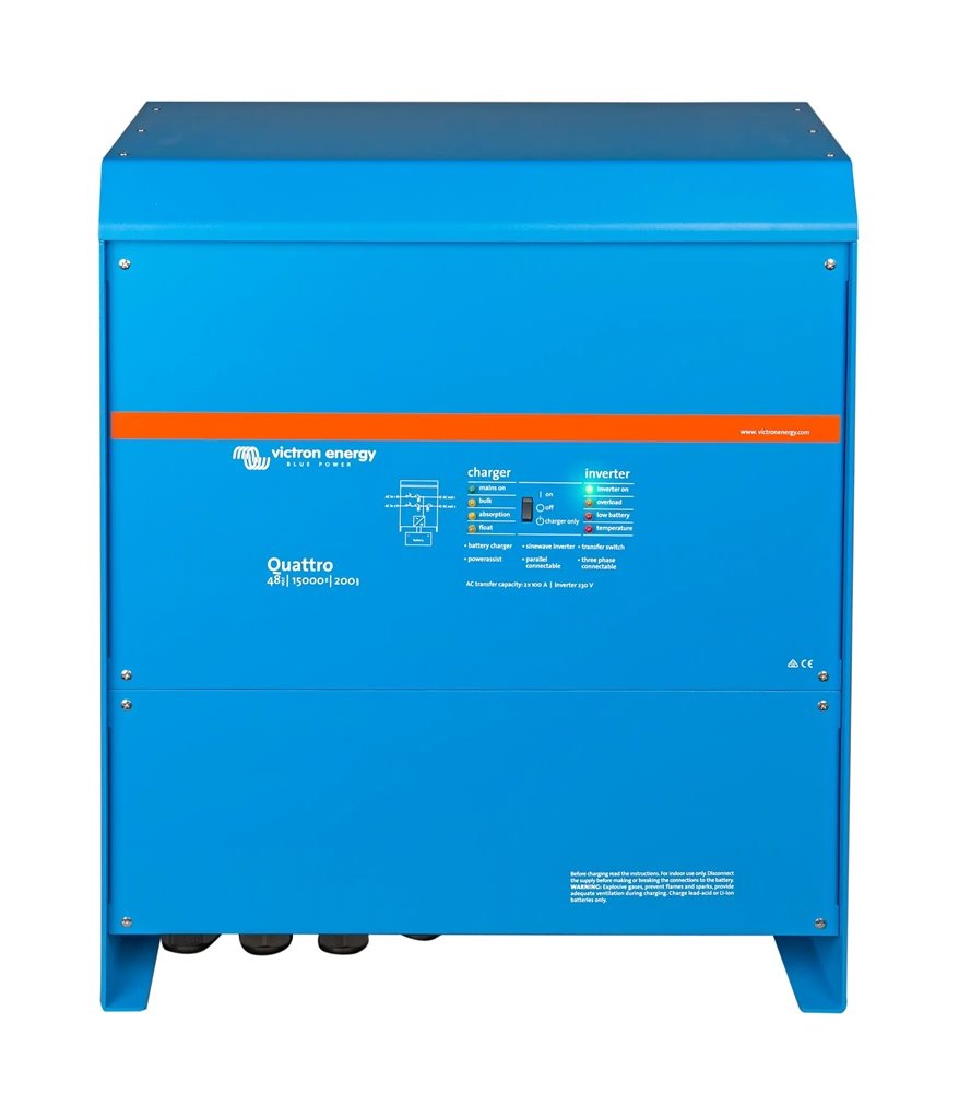 Měnič / nabíječka Victron Energy Quattro 48V/15000VA/200A-100A/100A