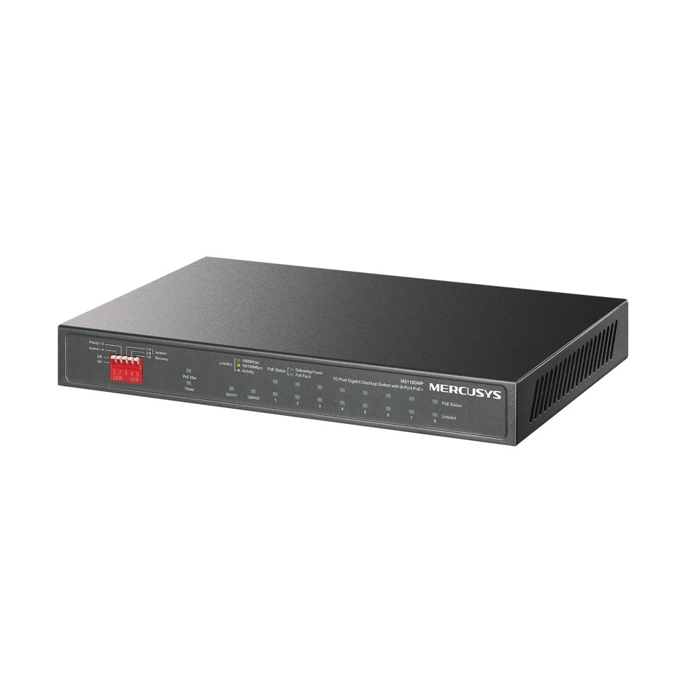 MERCUSYS MS110GMP, Gigabitový PoE+ switch