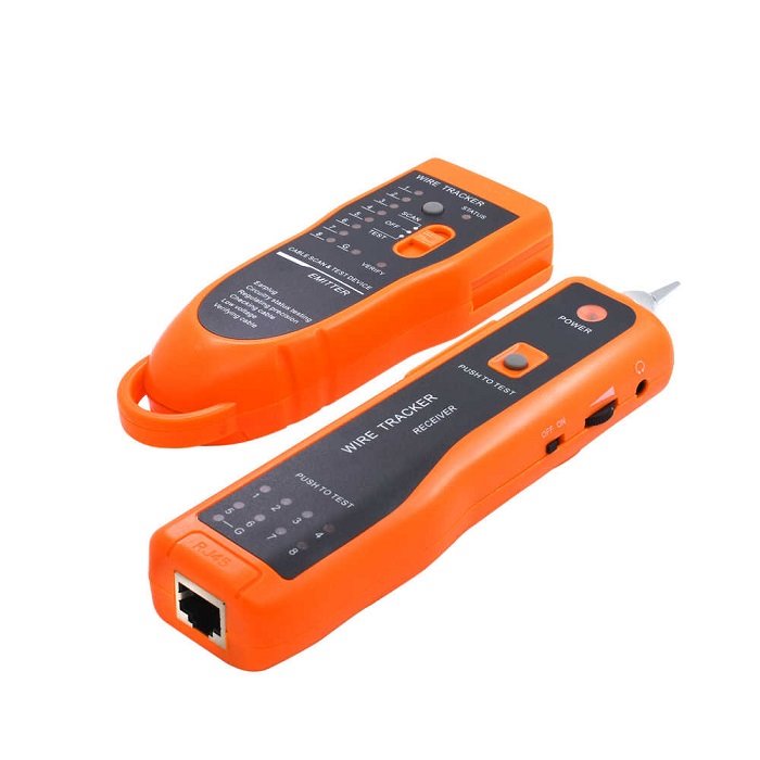 NOYAFA XQ-350 síťový audio tester kabelů, track&trace, RJ11/ RJ45/ UTP/ FTP / Cat.5e / Cat.6