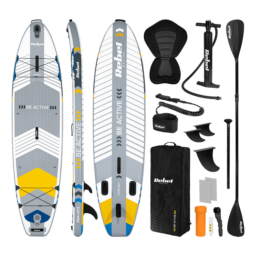Paddleboard SUP REBEL ACTIVE PRO RBA-4518-WH bílý