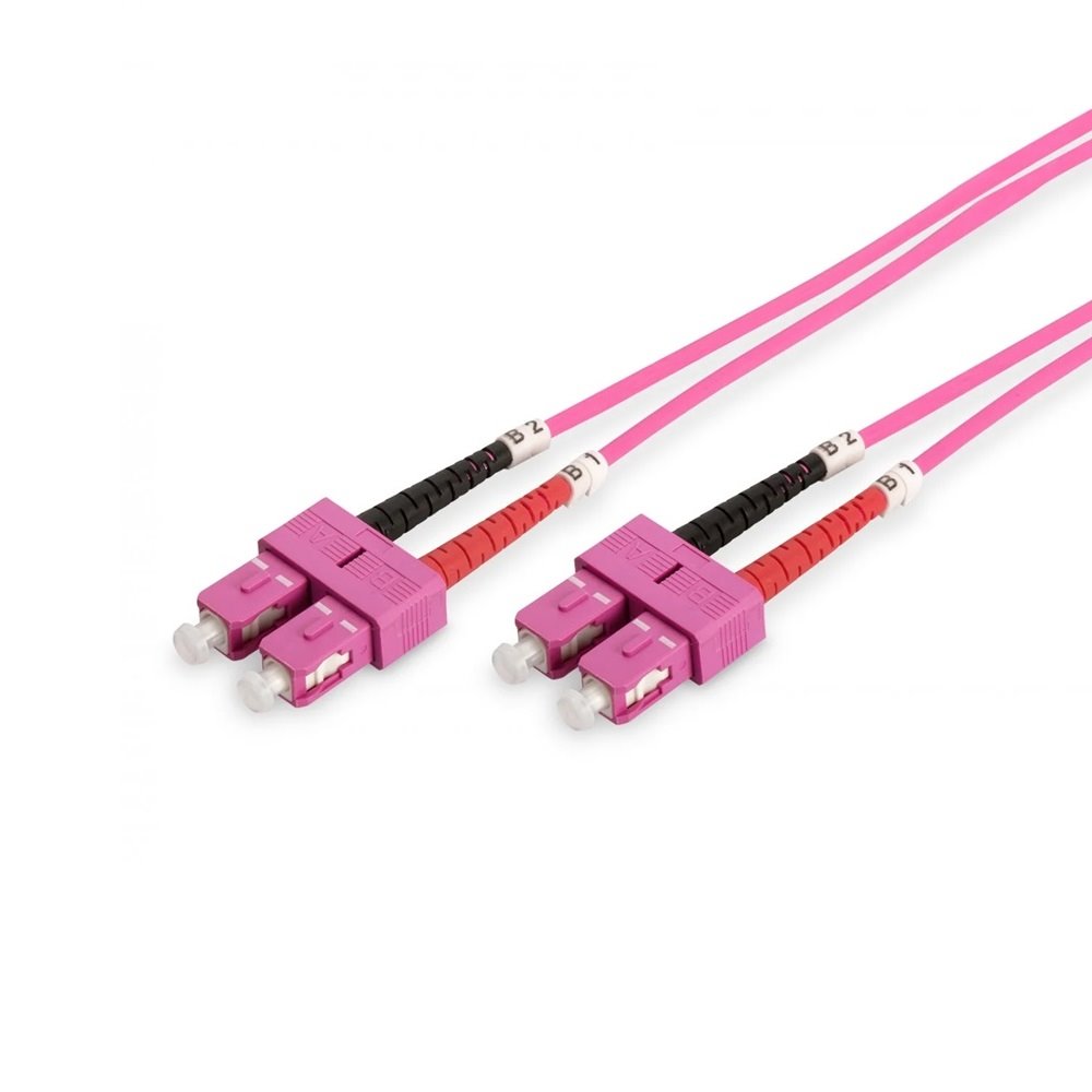 Patch kabel optický duplex SC-SC 50/125 10m OM4 MM