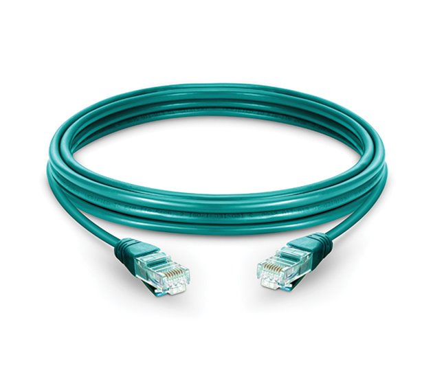 Patch kabel UTP CAT5E, 7m - zelený
