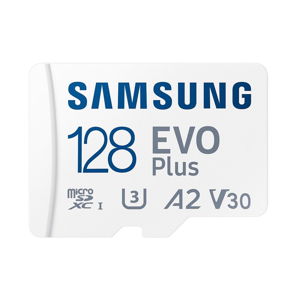 Samsung Micro SDXC paměťová karta 128GB EVO Plus + SD adaptér