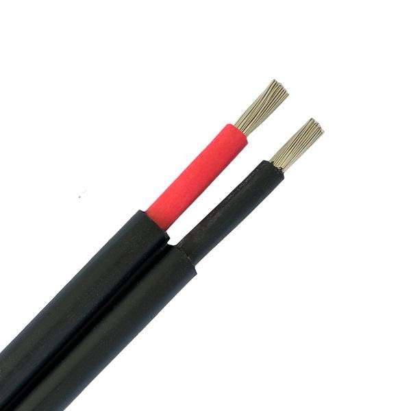 Solární kabel MHPower PV1-F 2x 4mm2, 1kV, černý, dvojitý (2,70 m)