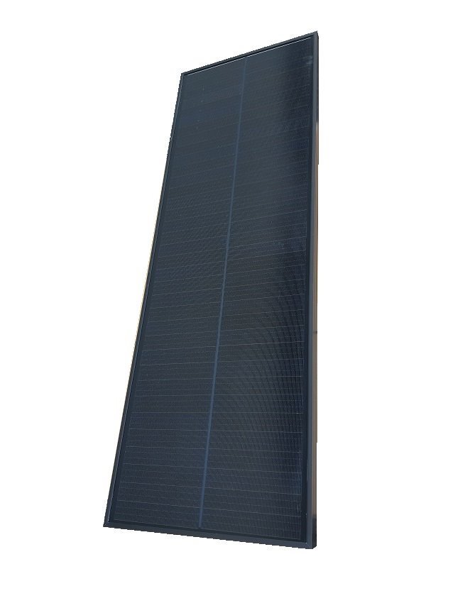Solární panel SOLARFAM 100W mono, 1160x450x30mm, OBOUSTRANNÝ, černý rám