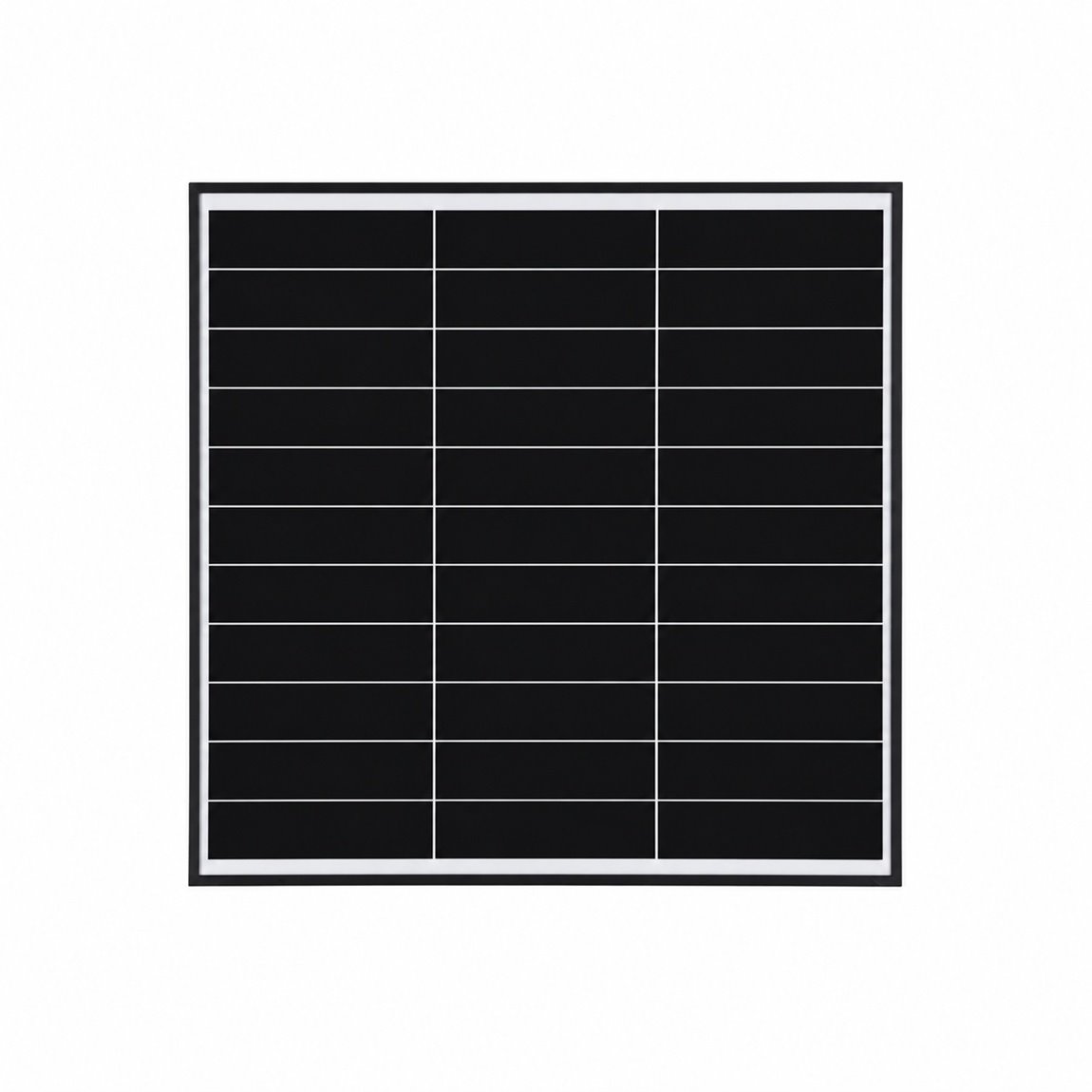 Solární panel SOLARFAM 60W mono, články LONGi HPBC, 580x510x30mm, černý rám