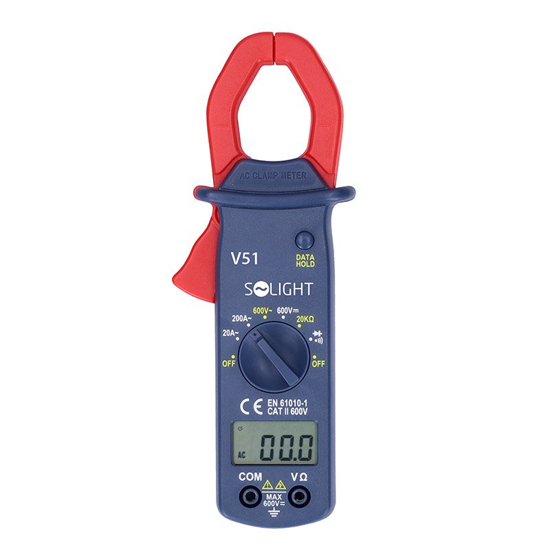 Solight V51 klešťový multimetr, 20 - 200A