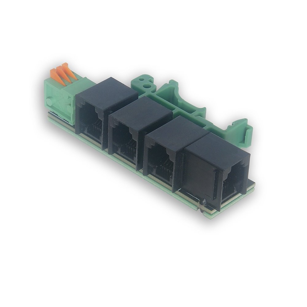 Tinycontrol tBSm splitter 3× RJ-12, pro LAN ovladač v4