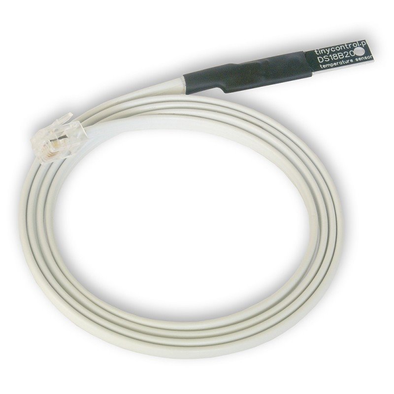 Tinycontrol teplotní čidlo DS18B20U 1Wire zakončené RJ11, délka 1m