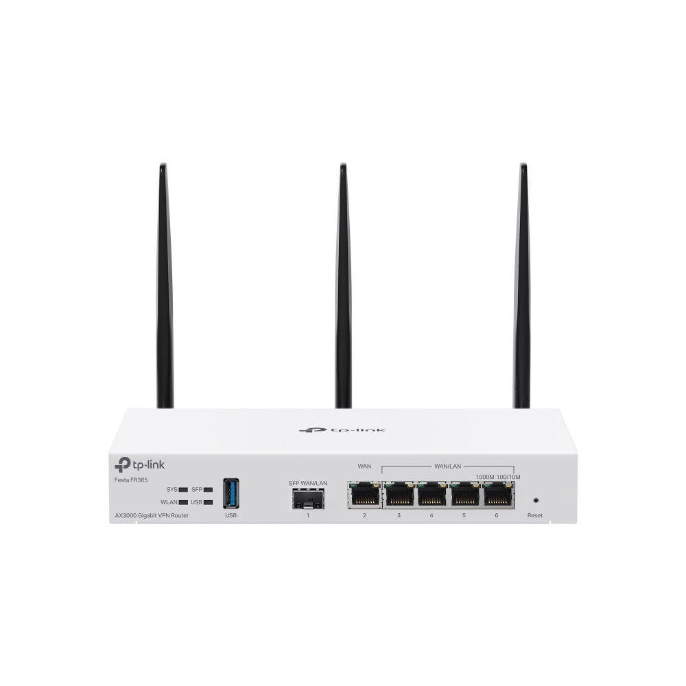 TP-Link Festa FR365 Gigabit Multi-WAN VPN WiFi 6 router