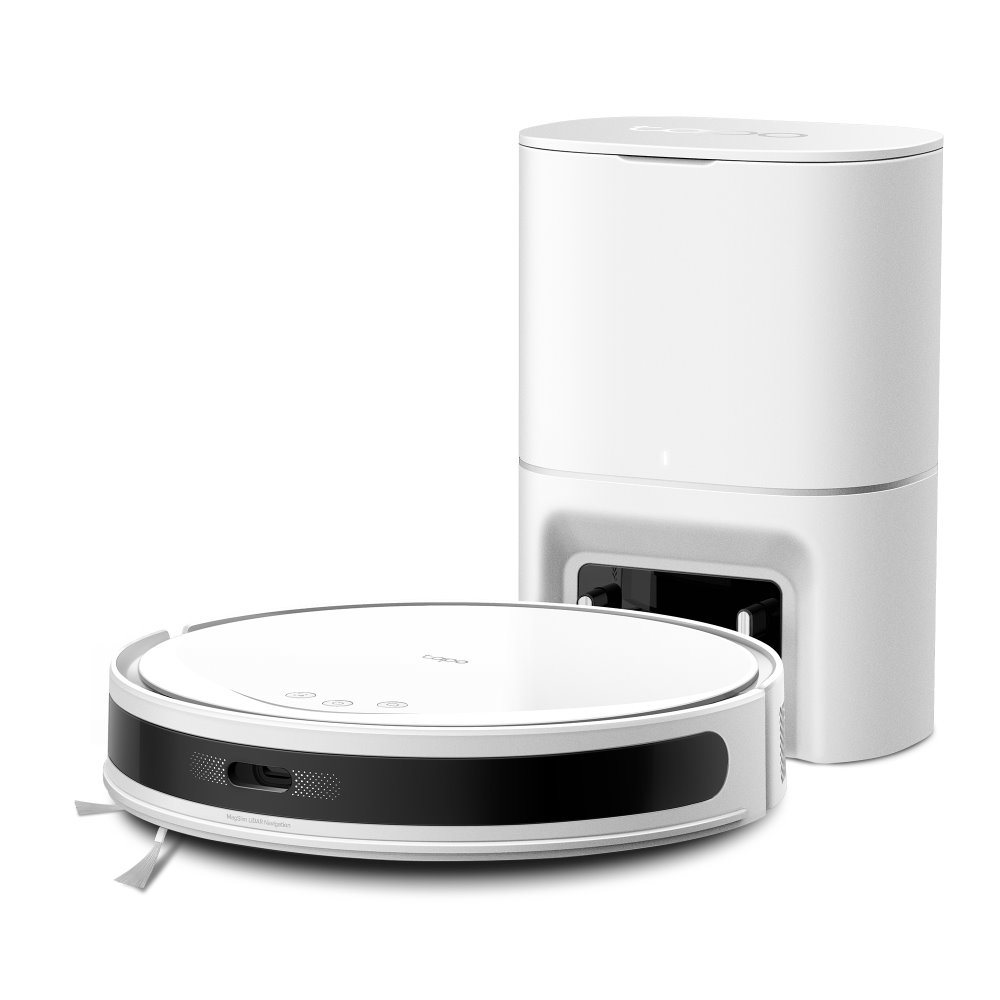 TP-Link Tapo RV20 Max Plus, Bílý - Robotický vysavač a mop + dokovací stanice