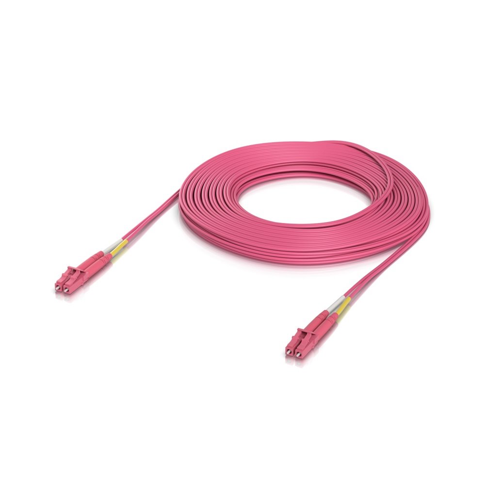 Ubiquiti UACC-OFC-M2-LULU-15M - optický patch cord LCupc/LCupc, Duplex, Multi-mode 50/125, 15m