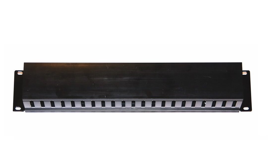Vyvazovací panel LEXI-Net 19" 2U jednostranný, plastový kanál 8x6 cm