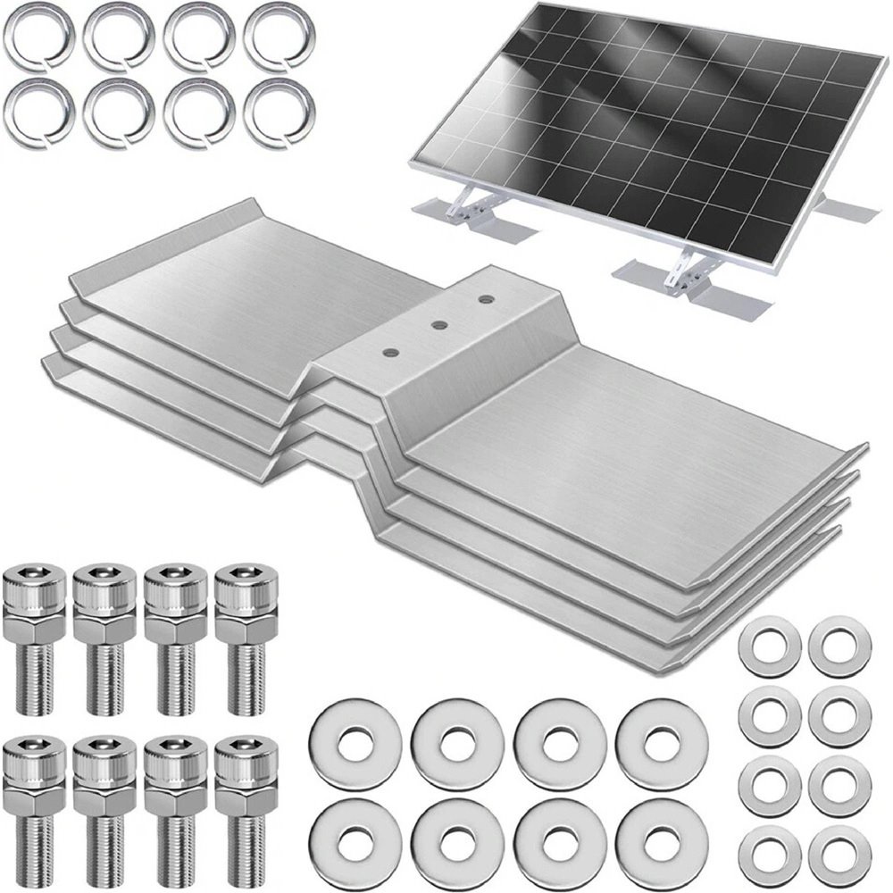 Zátěžová montážní sada MHPower pro solární panely na rovnou střechu, bez vrtání, sada 4ks